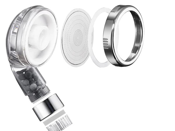 Cap de duș cu granule anticalcar