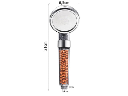 Cap de duș cu granule anticalcar