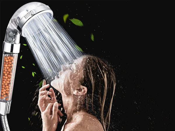 Cap de duș cu granule anticalcar