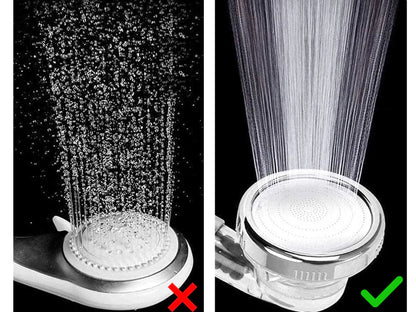 Cap de duș cu granule anticalcar