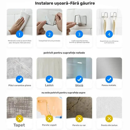 Suport scurgere pentru burete din inox