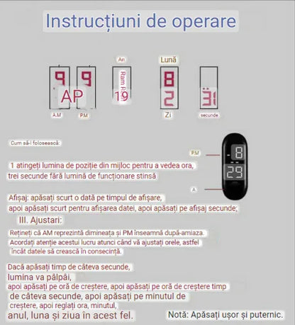 Ceas afișaj electronic LED
