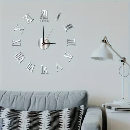 3D hatású digitális óra, falmatrica