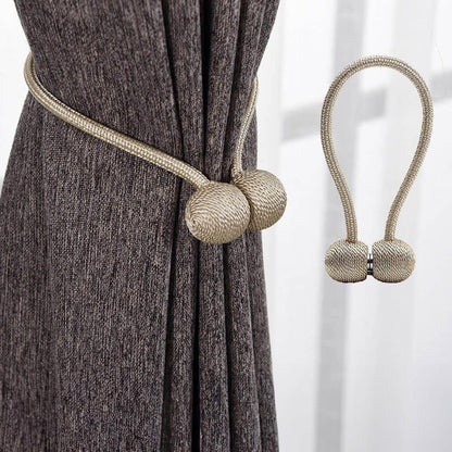 Clemă perdea cu magnet din țesătură