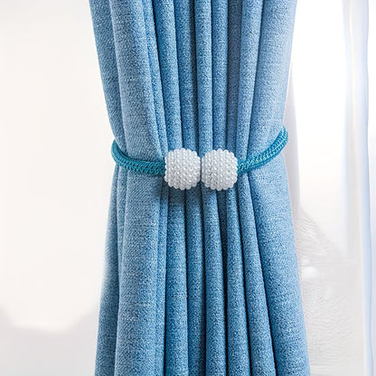 Függönycsipesz zsinórral és gyöngyökkel