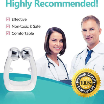 Clemă magnetică anti-sforăit pentru nas