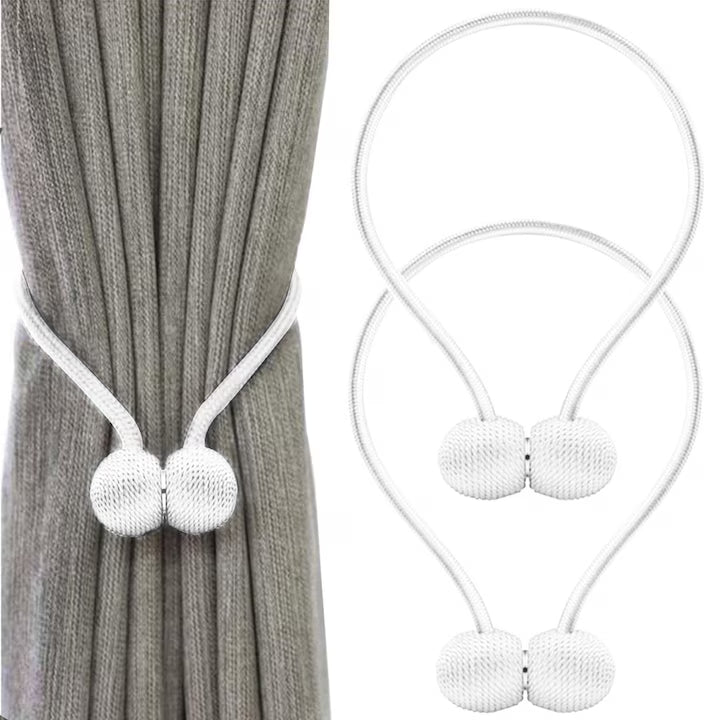 Clemă perdea cu magnet din țesătură