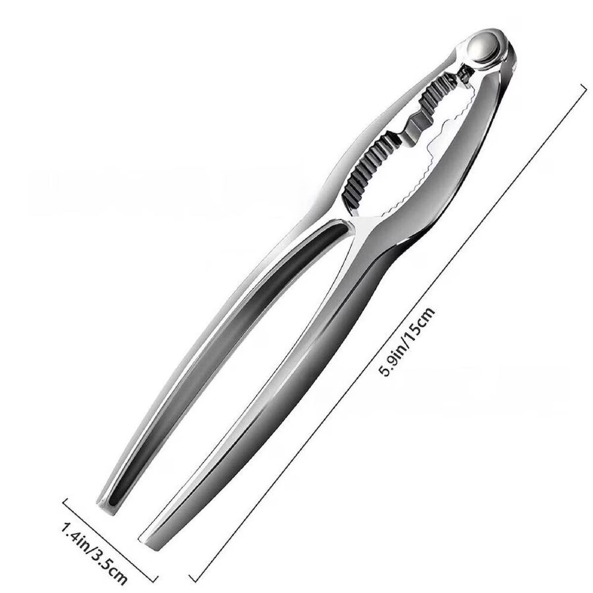 Clește metalic pentru spart nuci