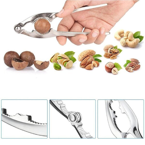 Clește metalic pentru spart nuci