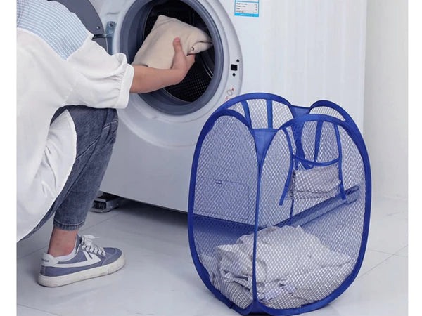 Coș pliabil mare pentru rufe și jucării