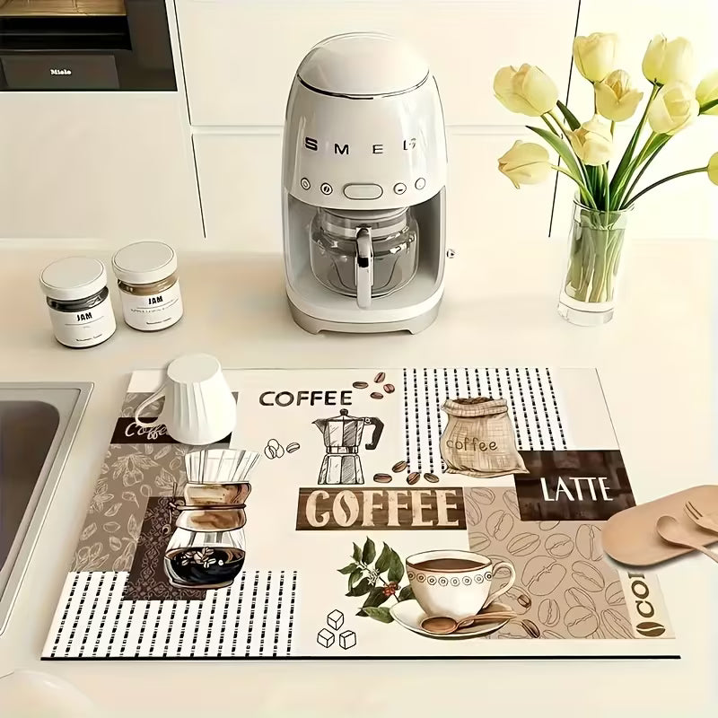 Covoraș de blat cu  design "coffee”