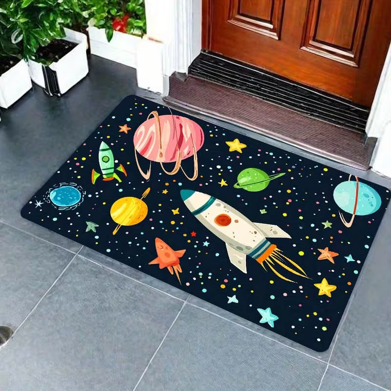 Covor antialunecare din țesătură pentru casă, baie