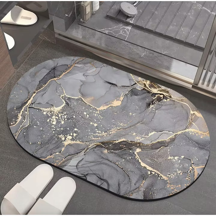 Covorasș de baie, cauciuc, absorbție rapidă, 60x40 cm