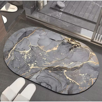 Covorasș de baie, cauciuc, absorbție rapidă, 60x40 cm