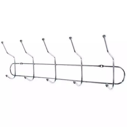 Cuier de perete cu 2 rânduri, 10 cârlige