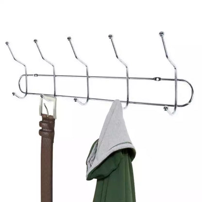 Cuier de perete cu 2 rânduri, 10 cârlige