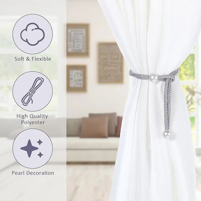 Set 2 curele pentru prinderea perdelelor