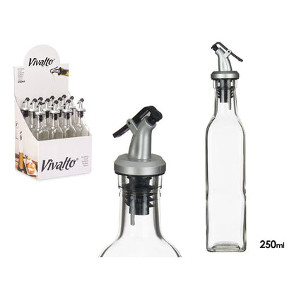 Dozator de ulei sau oțet din sticlă, 250 ml