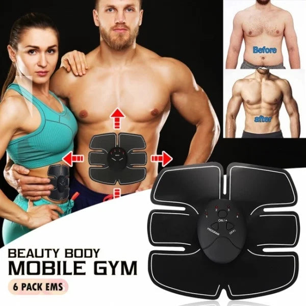 Aparat fitness cu electrostimulare musculară