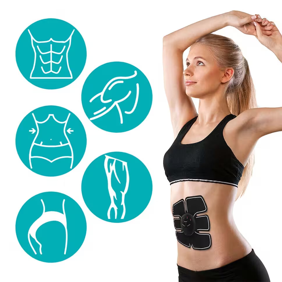 Aparat fitness cu electrostimulare musculară