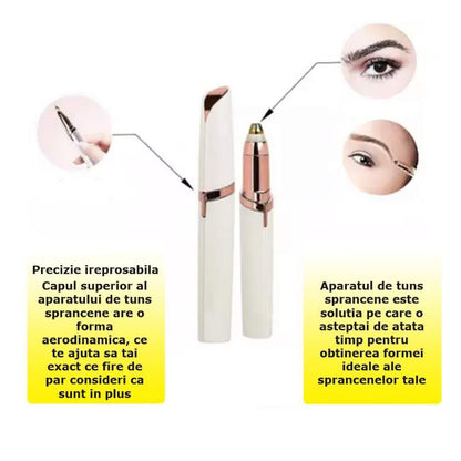 Epilator de sprâncene, aparat de tuns facial