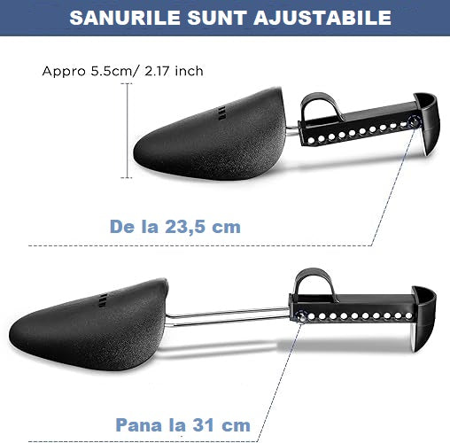 Extensie pentru pantofi, ajustabil, design cu arc