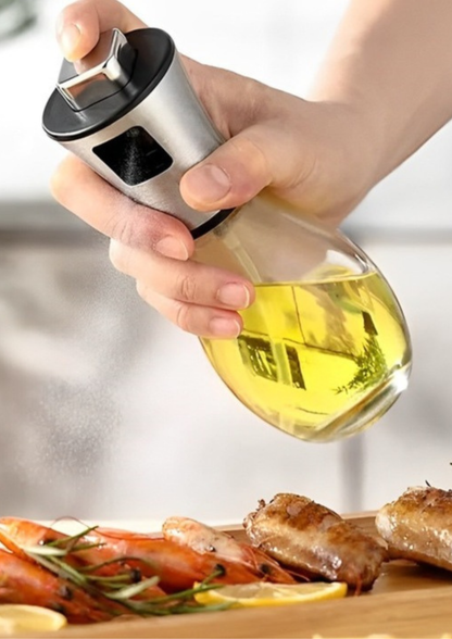 Pulverizator de ulei sau oțet din sticlă și inox, 200ml