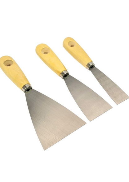 Set 3 șpacluri pentru lucrări de finisare