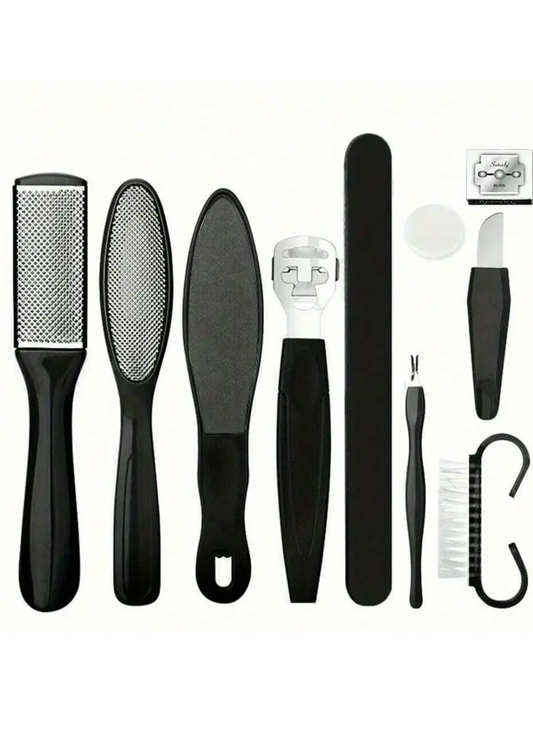 Set complet de ustensile pentru pedichiură