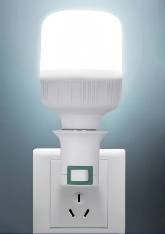 Izzó foglalat kapcsolóval és foglalat adapterrel