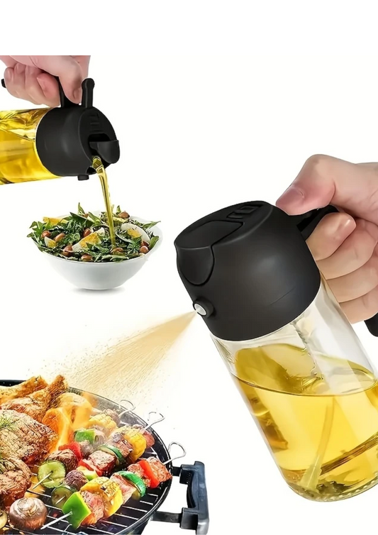 Sticlă cu pulverizator pentru ulei