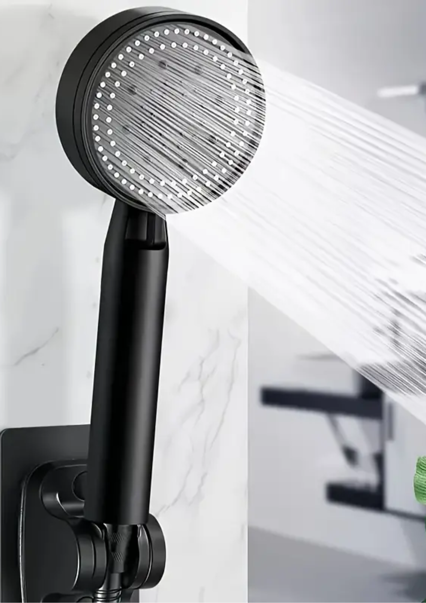 Zuhanyfej, 5 állítható üzemmód és magas nyomás