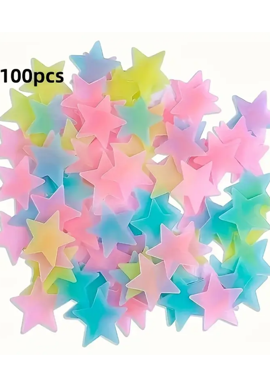 Set 100 stele fosforescente