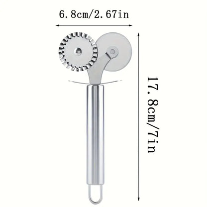 Rozsdamentes acél pizzaszeletelő