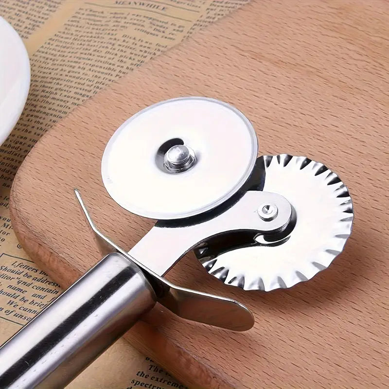 Rozsdamentes acél pizzaszeletelő