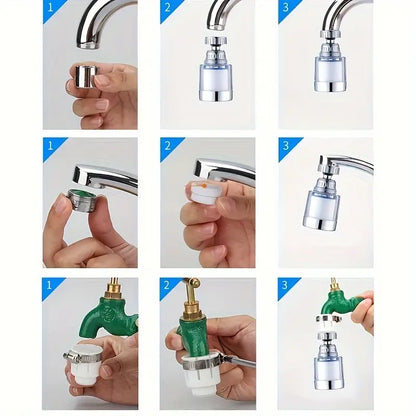 Cap robinet cu pulverizator, purificator de apă