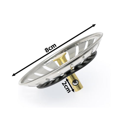 Filtru de scurgere pentru chiuvetă din inox