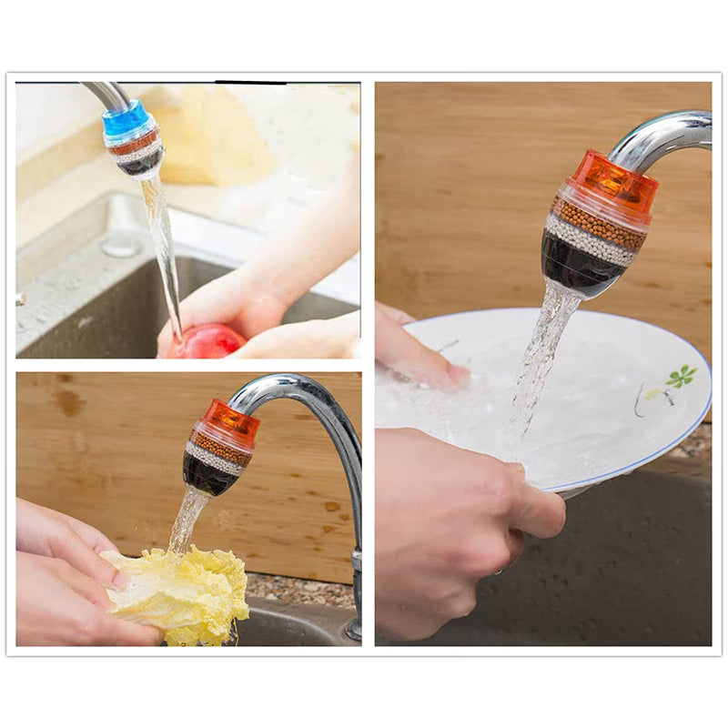 Filtru de robinet purificator de apă cu granule