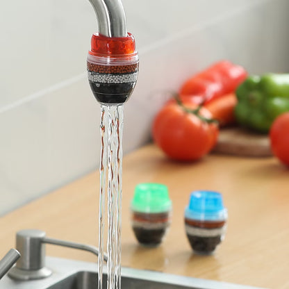 Filtru de robinet purificator de apă cu granule
