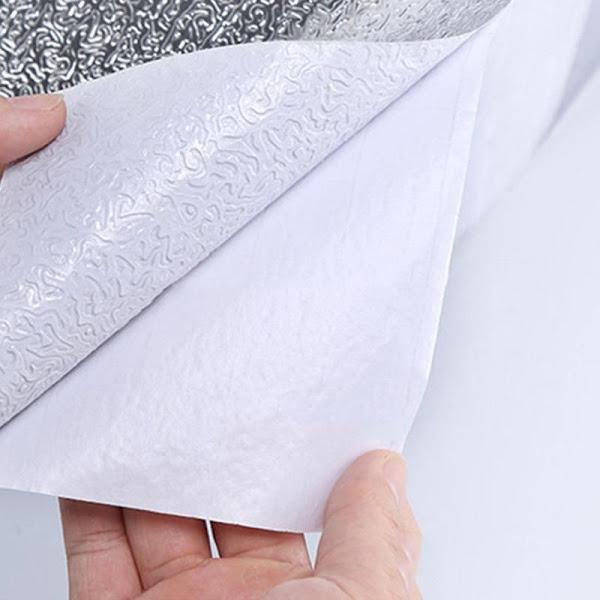 Folie de aluminiu autocolantă de blaturi și pereți