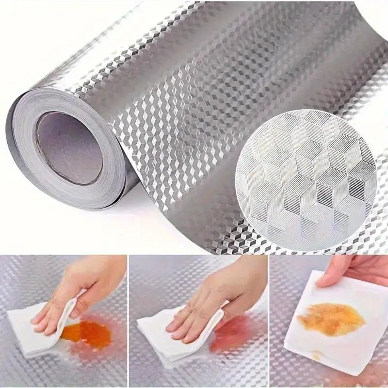 Folie de aluminiu autocolantă blaturi și pereți