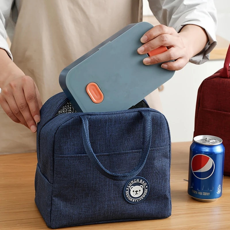 Hőszigetelt táska fogantyúval és cipzárral