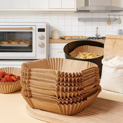 Set 40 bucăți hârtie pentru friteuză