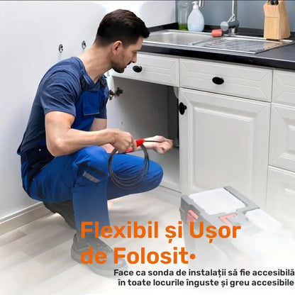 Instrument desfundat țevi de scurgere cu 4 brațe