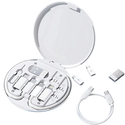 Kit portabil 5 în 1 de cabluri USB și adaptoare