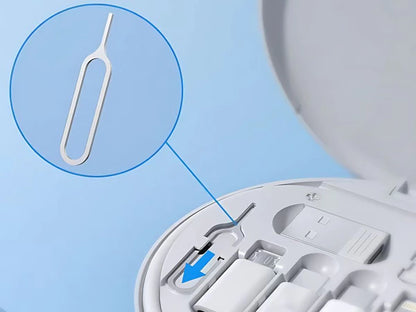 Kit portabil 5 în 1 de cabluri USB și adaptoare