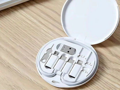 Kit portabil 5 în 1 de cabluri USB și adaptoare