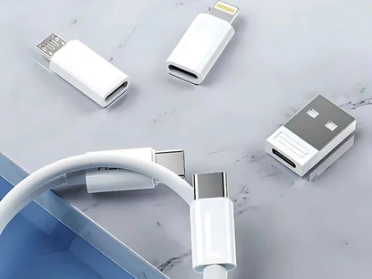 Kit portabil 5 în 1 de cabluri USB și adaptoare