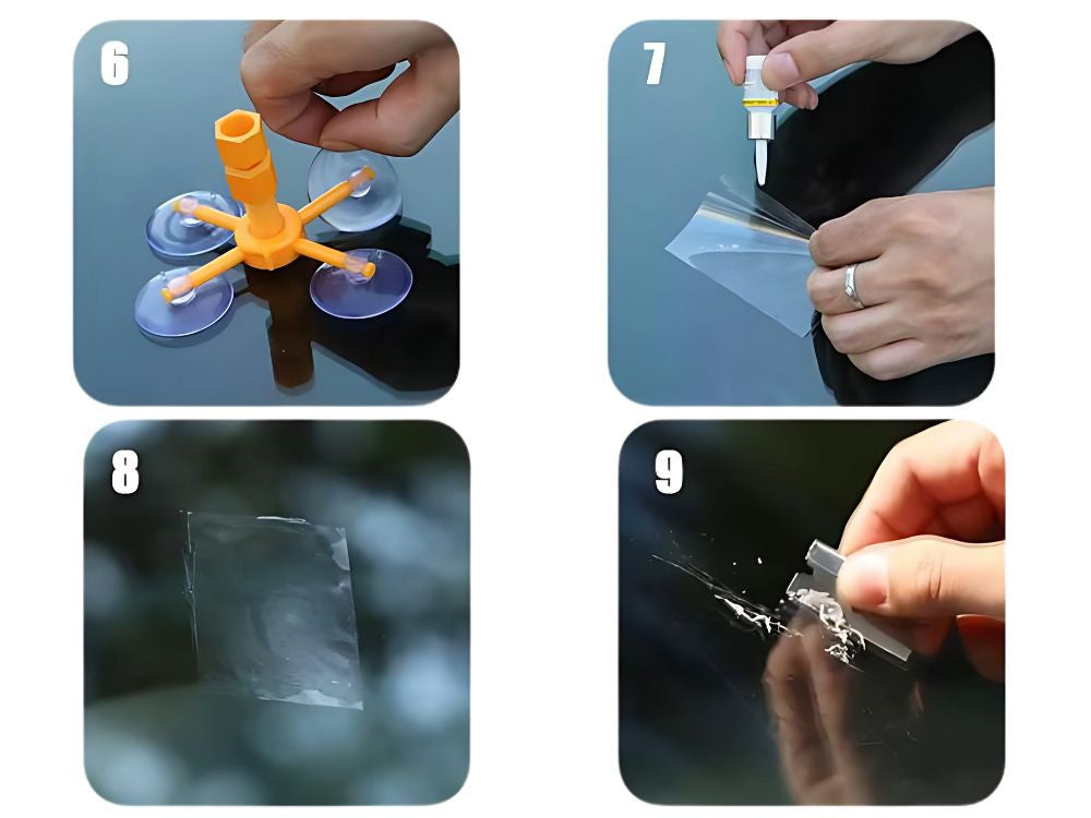 Kit de reparare parbrize pentru ciobituri