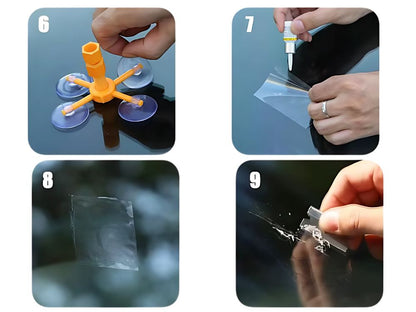 Kit de reparare parbrize pentru ciobituri